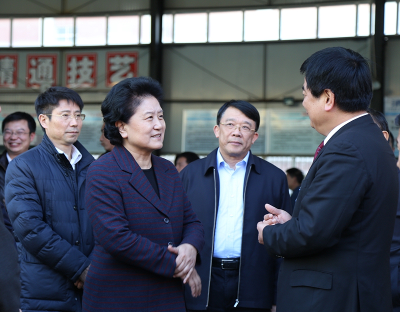 中共中央政治局委員、國務(wù)院副總理劉延東在教育部副部長(cháng)朱之文，四川省教育廳廳長(cháng)朱世宏等陪同下視察四川應用技術(shù)職業(yè)學(xué)院_副本.jpg